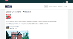 Desktop Screenshot of goosegreenfarm.com